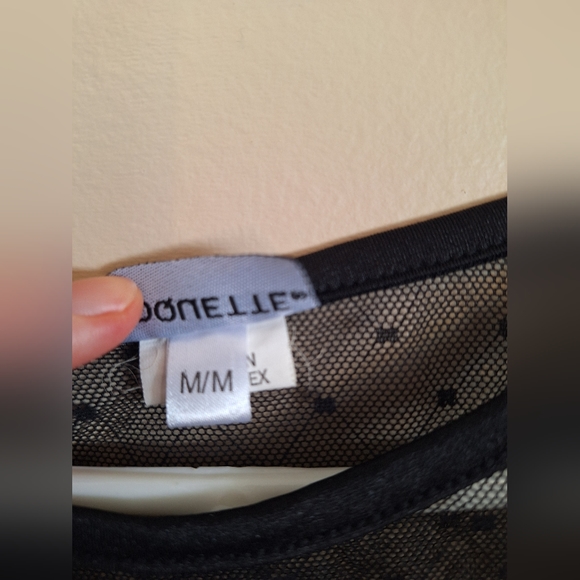 Coquette Black Mini Dress - Size Medium - Picture 2 of 4